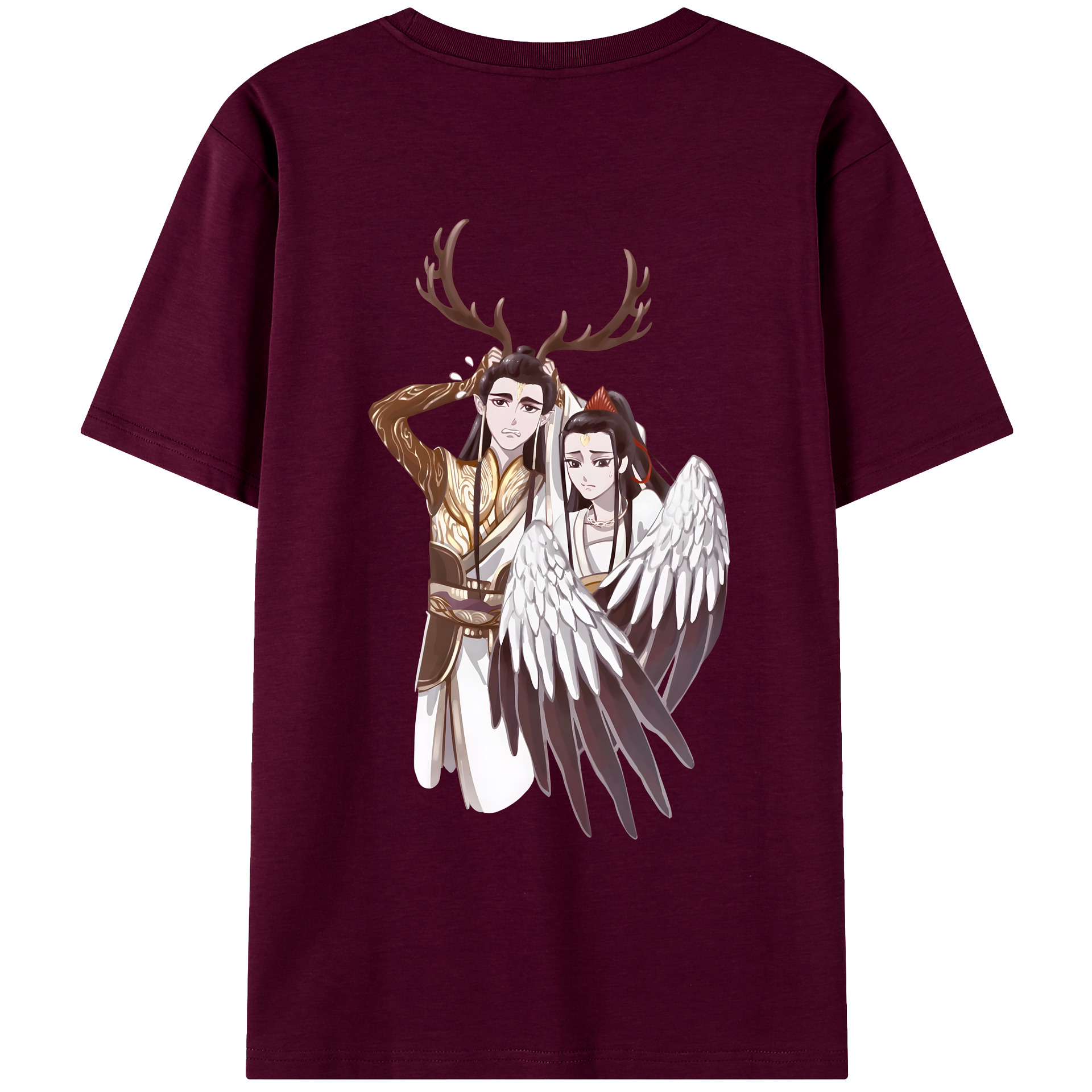 （画像用） Ne Zha 2 ナタ 魔童の大暴れ レディース半袖Tシャツ(バックプリント)